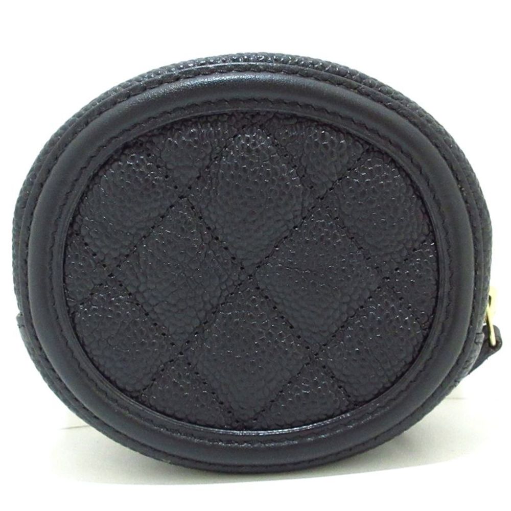 Chanel Cc Filigree Black Leather Wallet (Pre-Owned) - Picture 2 of 6